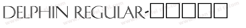 Delphin Regular字体转换